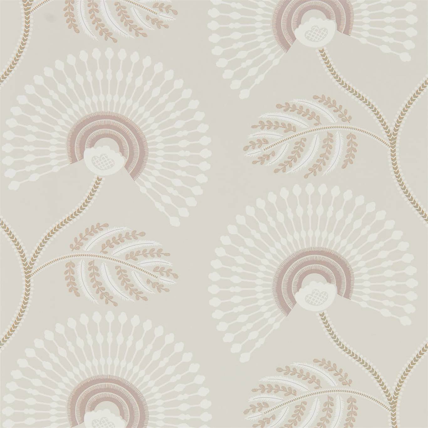 Louella Rose Quartz/Pearl Wallpaper HPUT111911 by Harlequin