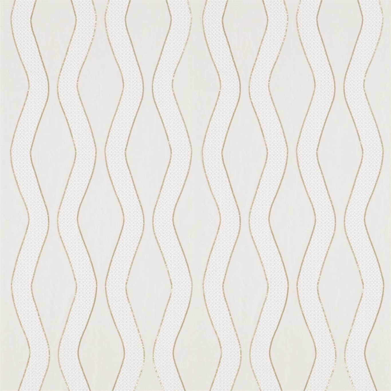 Chime Brass Fabric By Harlequin