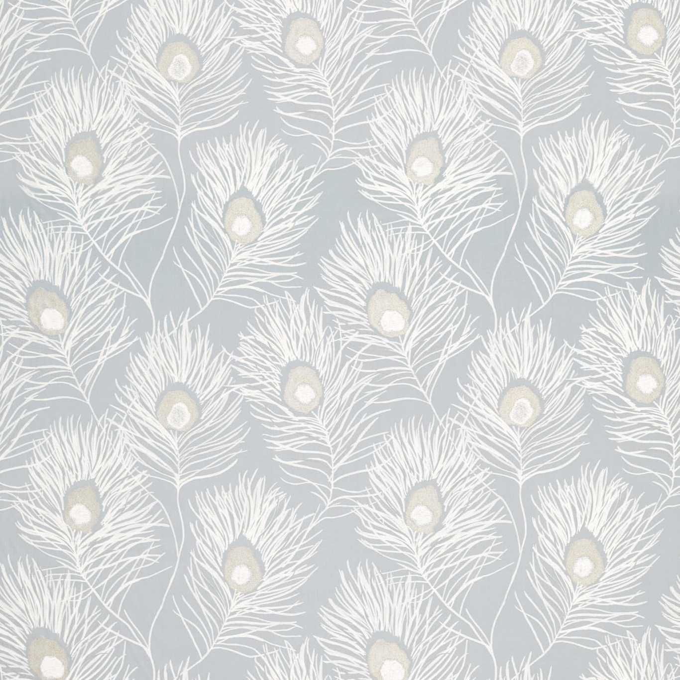 Orlena Powder Blue/Gilver Fabric By Harlequin