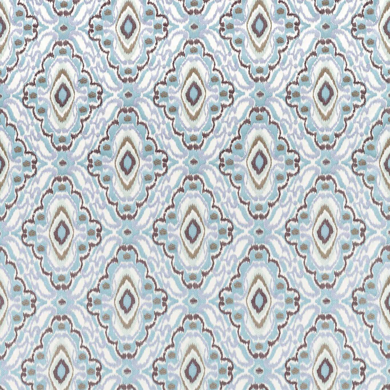 Ixora Sky/Seaglass/Sketched Fabric By Harlequin