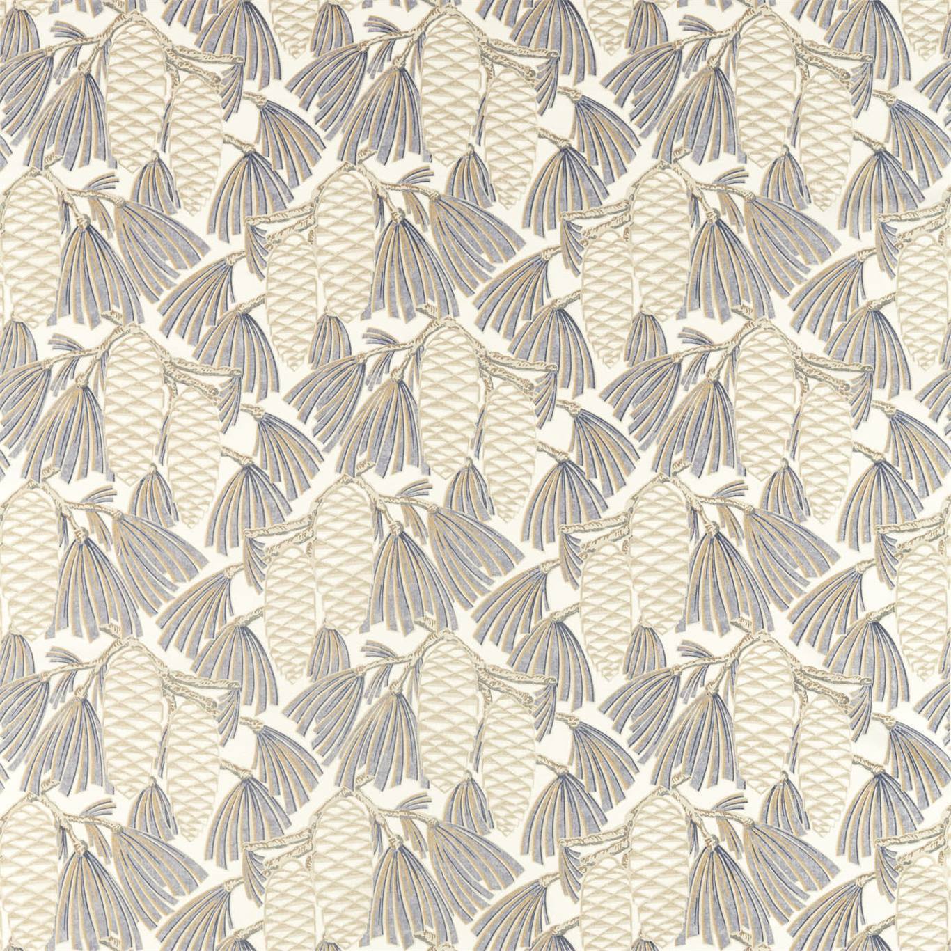 Foxley Platinum Fabric By Harlequin