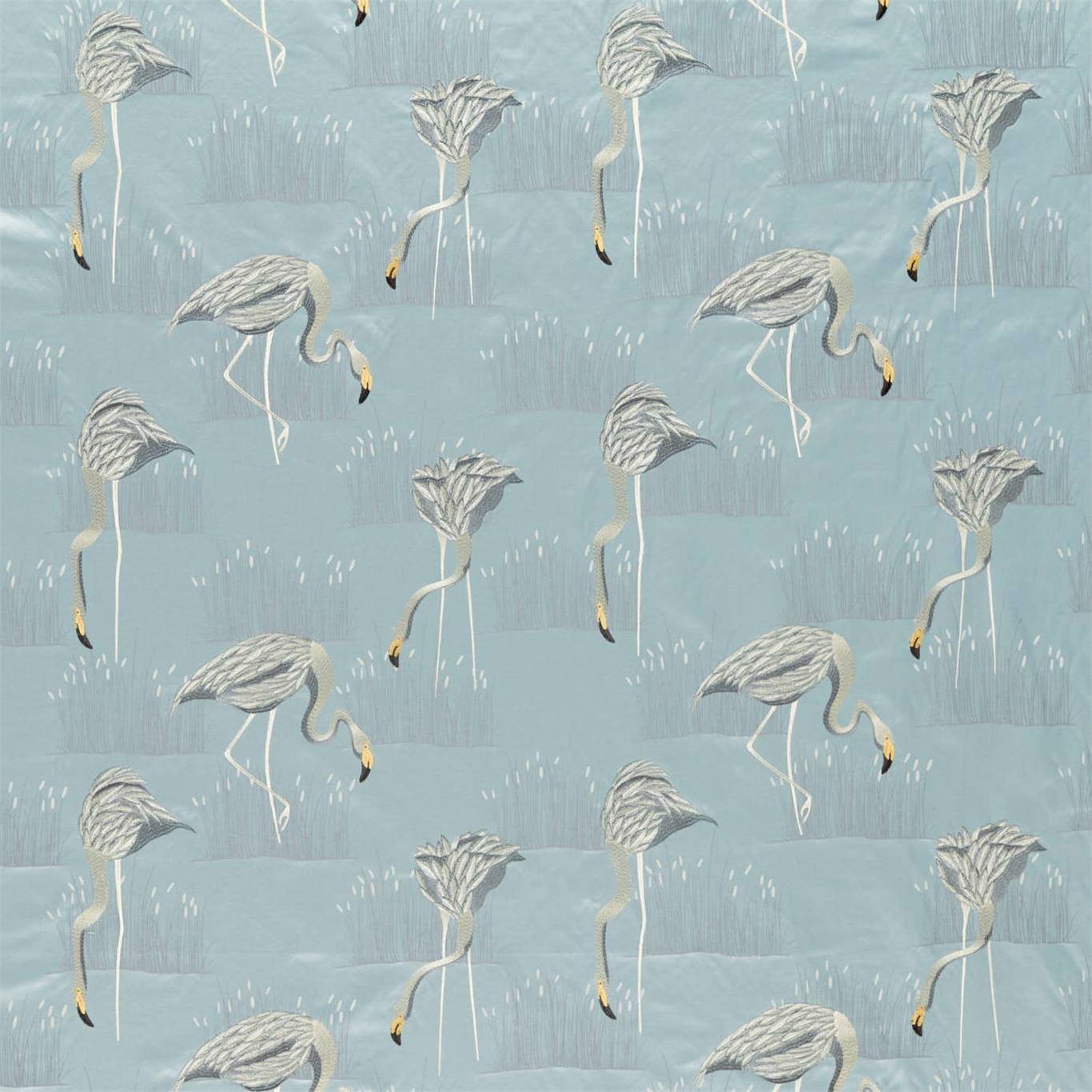 Salinas Glacier/Silver Fabric By Harlequin