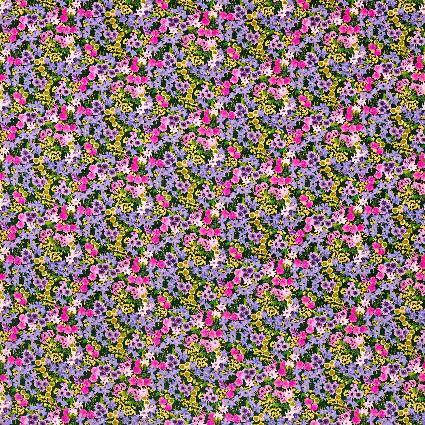 Wildflower Meadow Emerald/Amethyst/ Spinel Fabric By Harlequin