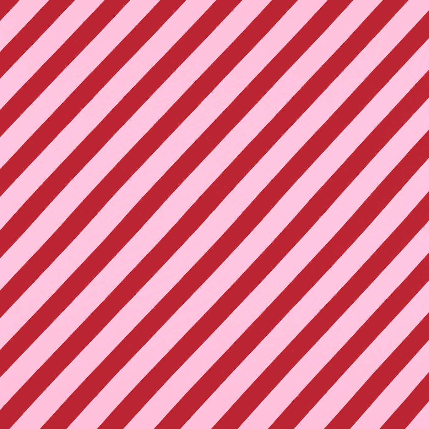 Paper Straw Stripe Ruby/Rose Fabric By Harlequin