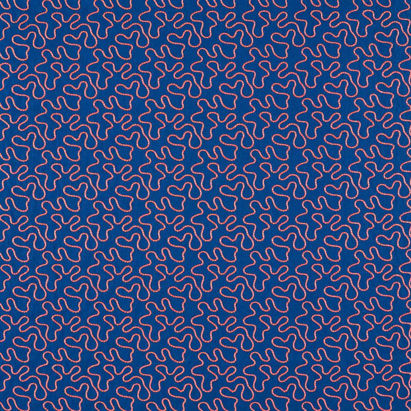 Wiggle Lapis/Spinel Fabric By Harlequin