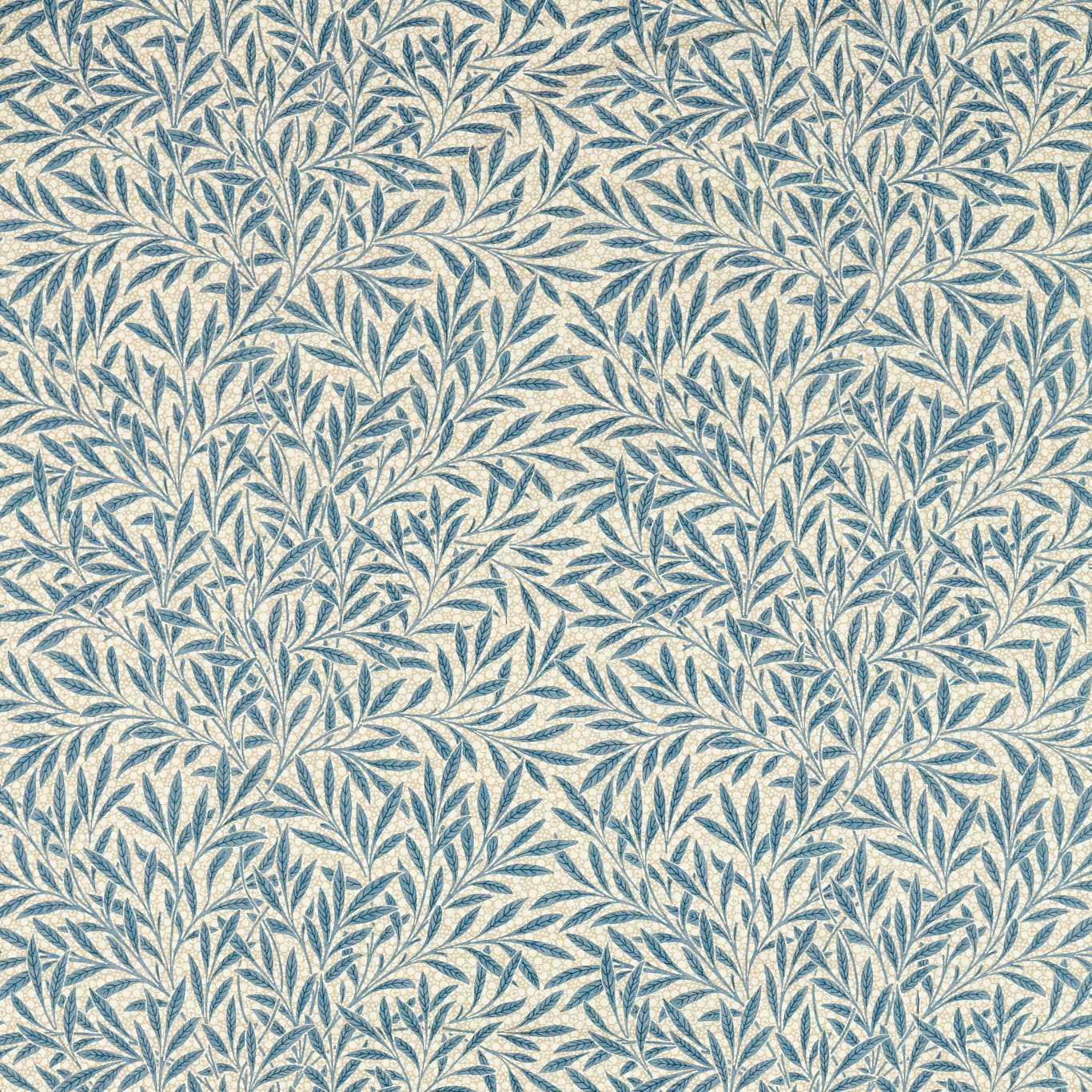 Emerys Willow Woad Blue Fabric By Morris & Co