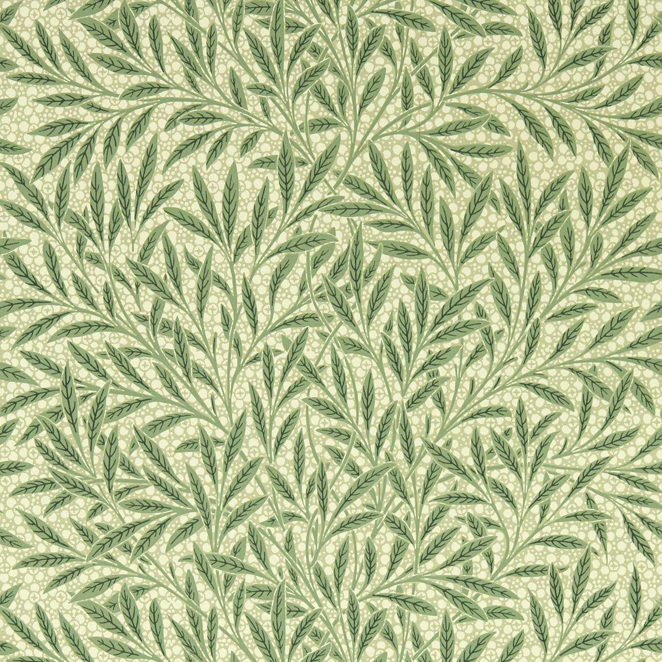 Emerys Willow Wallpaper Herball Wallpaper MEWW217184 by Morris & Co