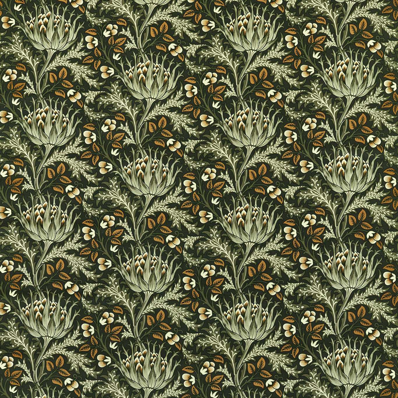 Artichoke Velvet Tump Fabric By Morris & Co