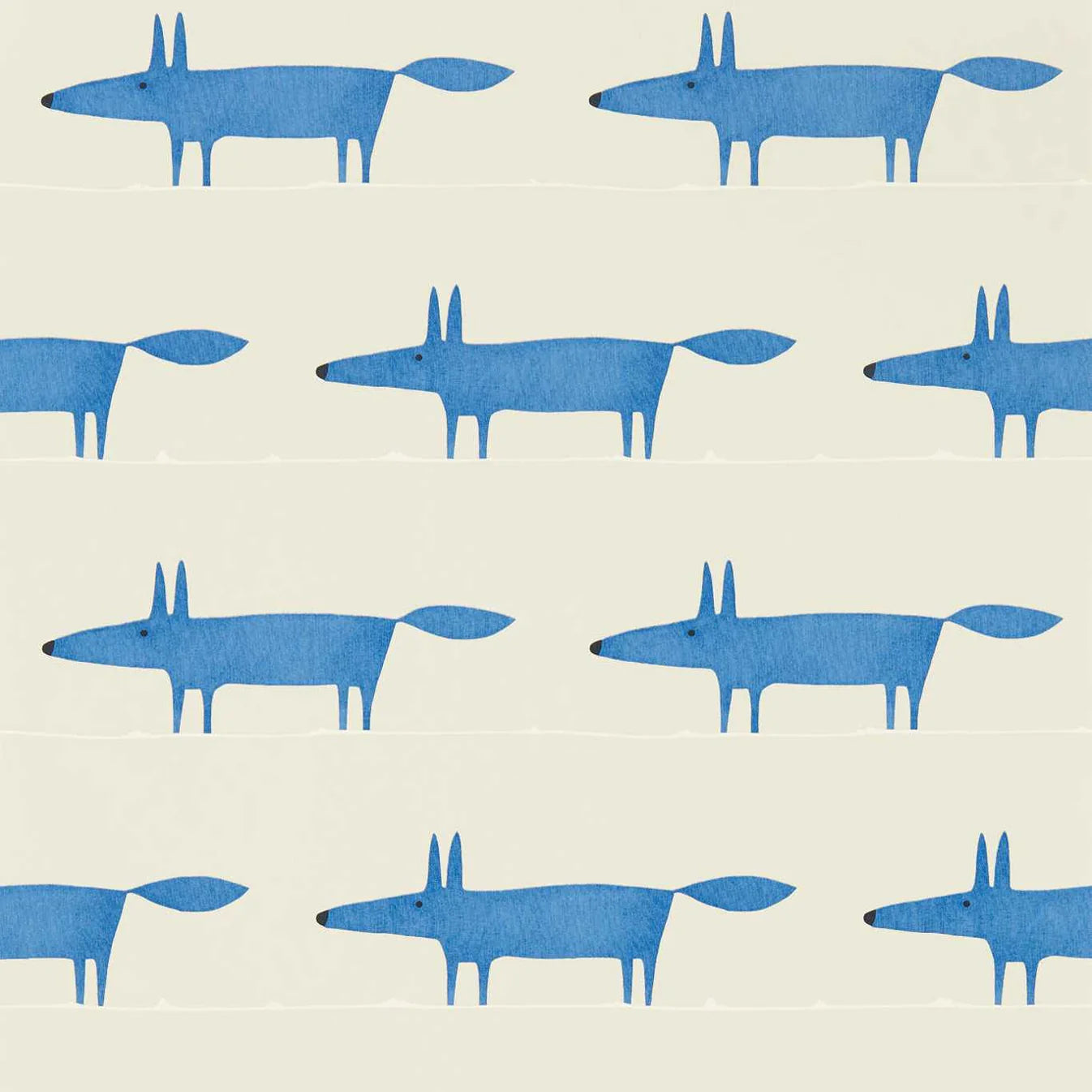 Midi Fox Pebble/Denim Wallpaper NHAP112817 by Scion - Clearance