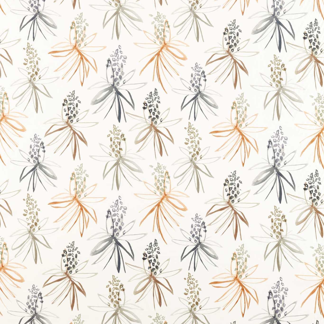 Tillandsia Amber/Slate Fabric By Scion