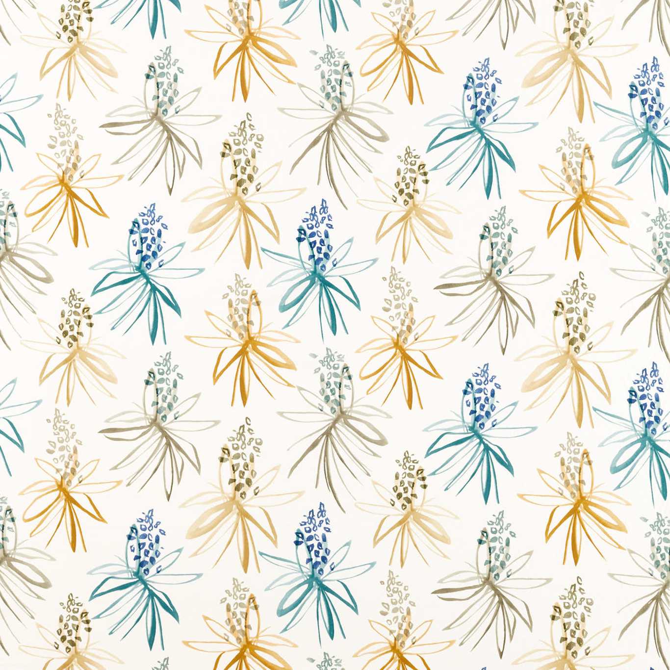 Tillandsia Papaya/Honey Fabric By Scion