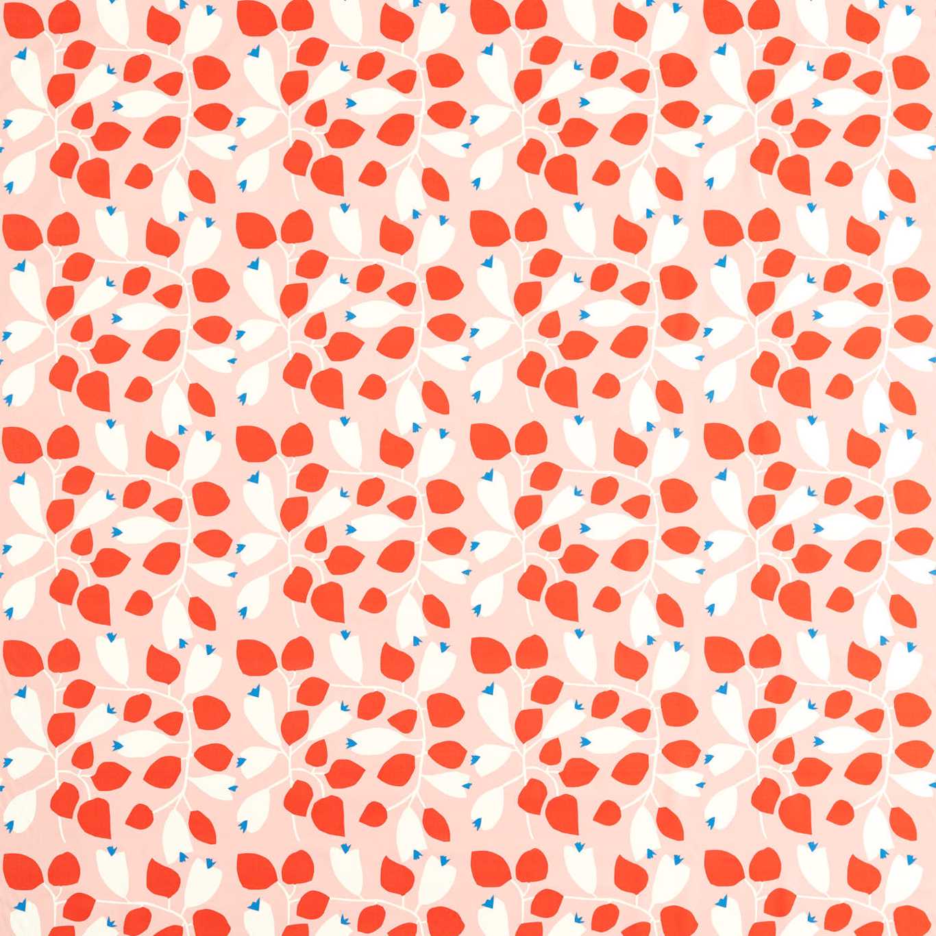 Rosehip Milkshake/Poppy Fabric By Scion