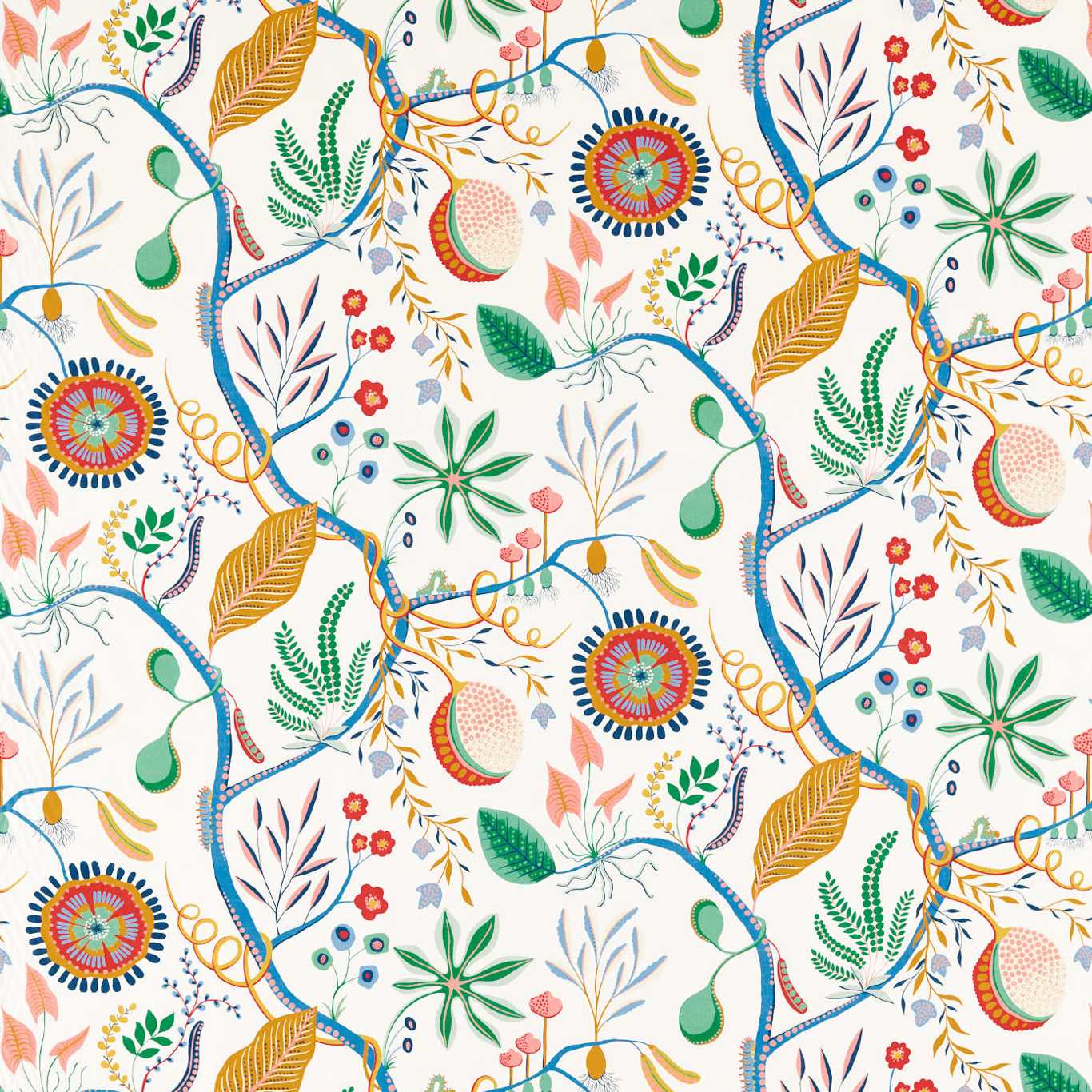 Jackfruit and the Beanstalk Popsicle Fabric By Scion