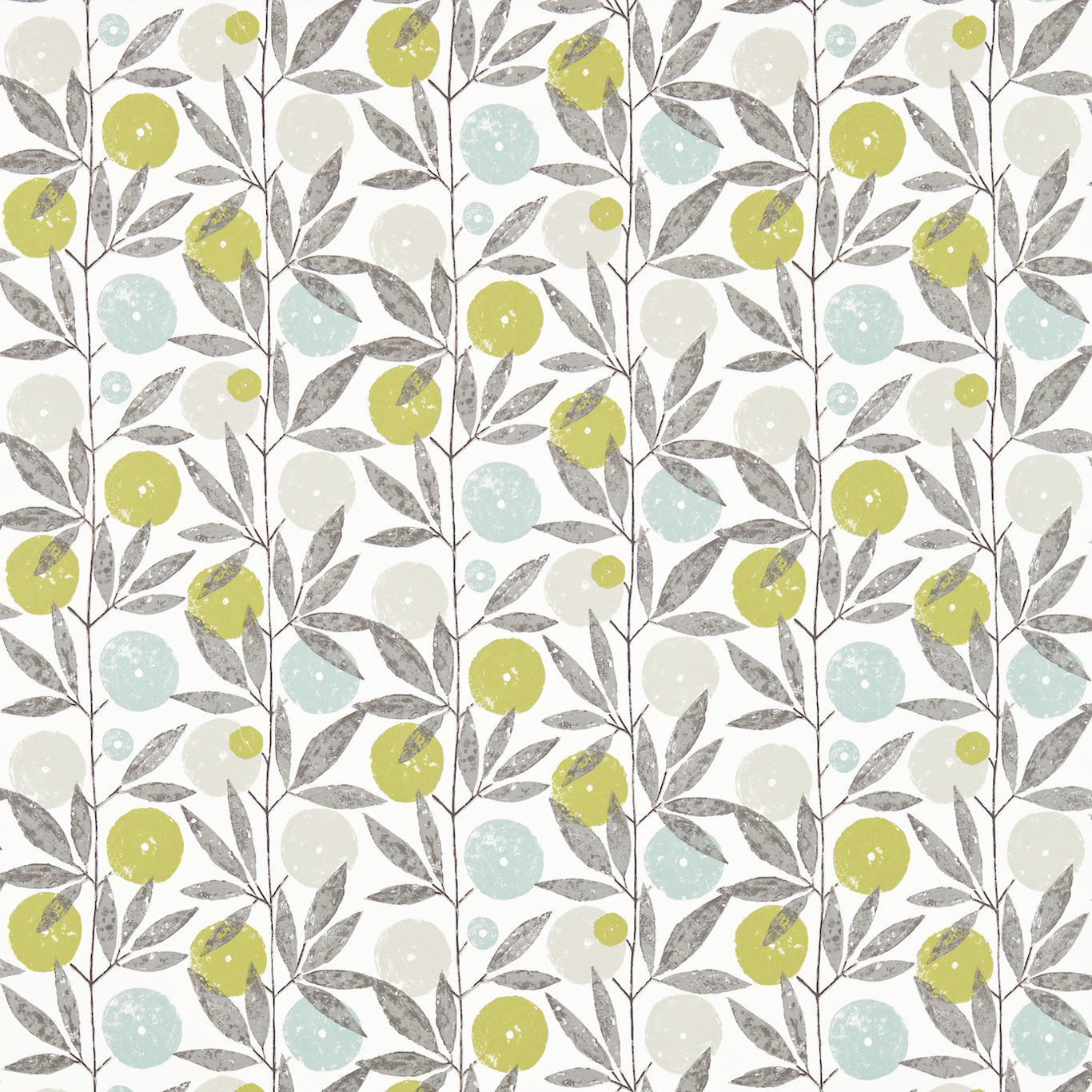 Blomma Kiwi/Pumice/Marine Fabric By Scion