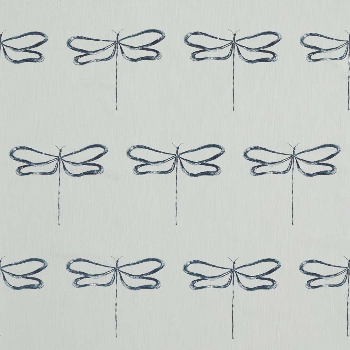 Dragonfly Liquorice Fabric By Scion