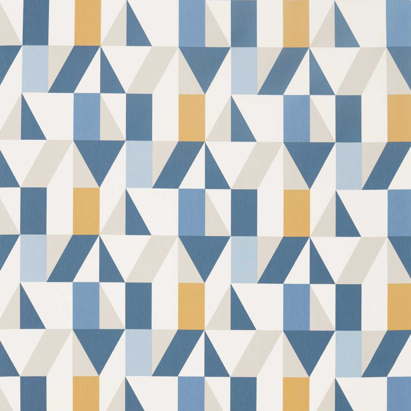 Nuevo Indigo/Slate/Satsuma Fabric By Scion