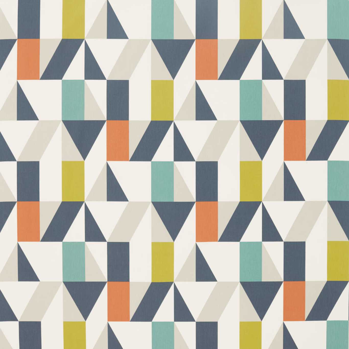 Nuevo Citrus/Paprika/Forest Fabric By Scion