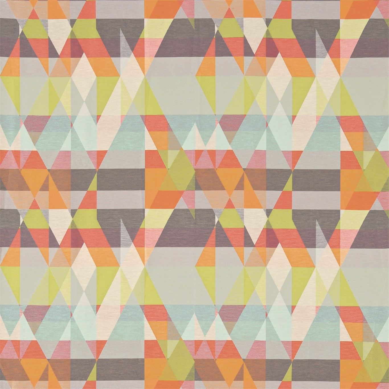 Axis Tangerine/Citrus Fabric By Scion