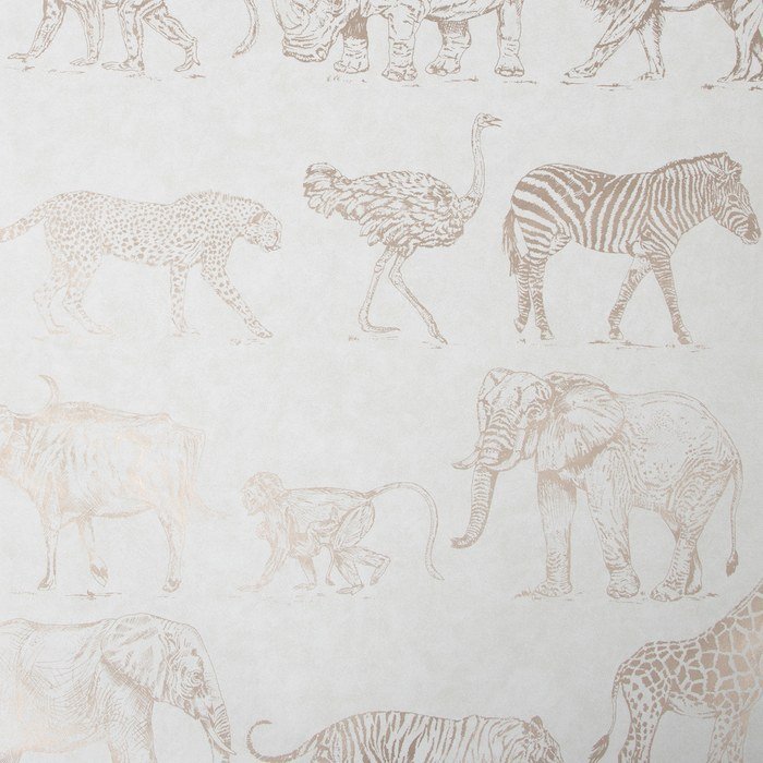 Safari Cream Wallpaper 104894 by Boutique