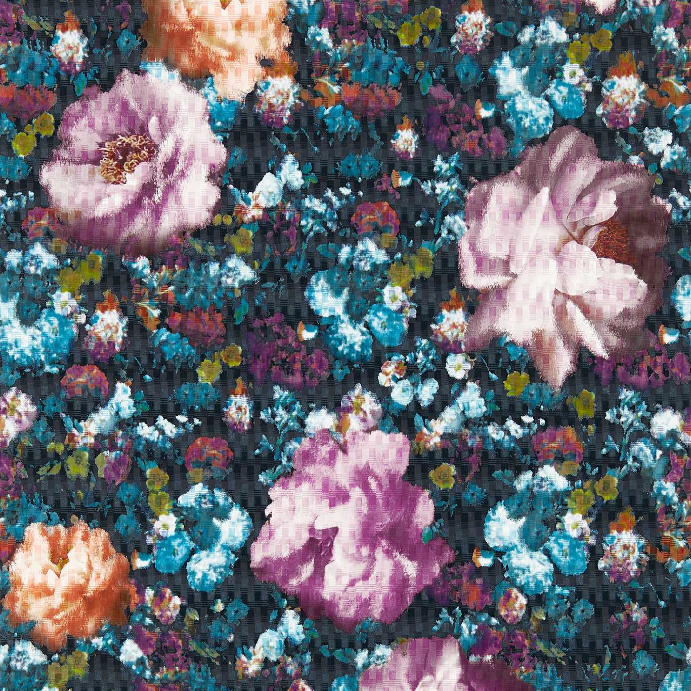 Camile Midnight Wallpaper W0148/01 by Clarke & Clarke