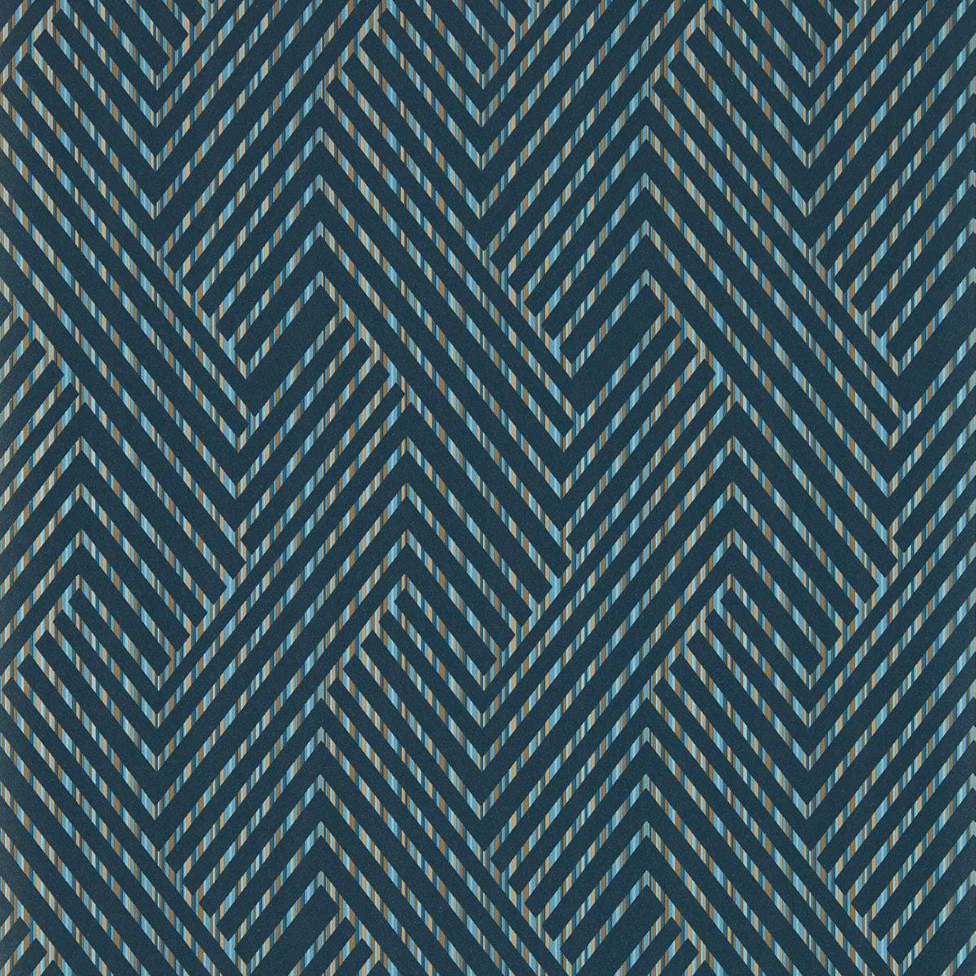 Grassetto Midnight Wp Midnight Wallpaper W0181/04 by Clarke & Clarke