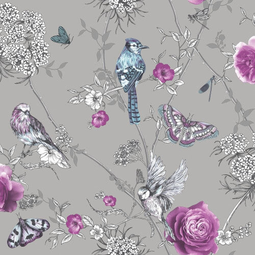 Paradise Garden Silver 692403 by Arthouse