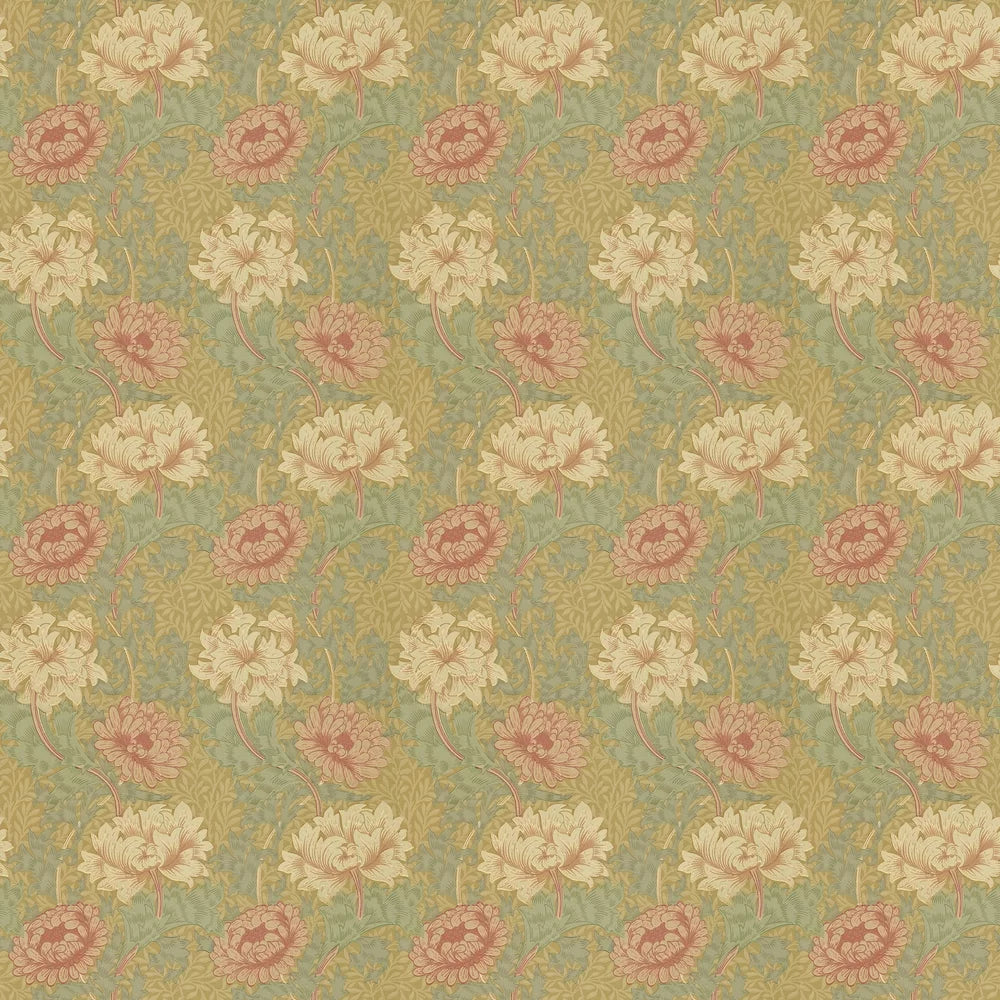 Chrysanthemum WM7612/3 Wallpaper by Morris - Clearance