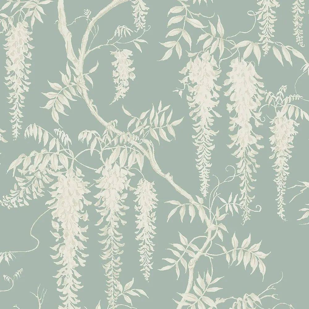 Wisteria Trails Duck Egg Wallpaper 118251 by Next